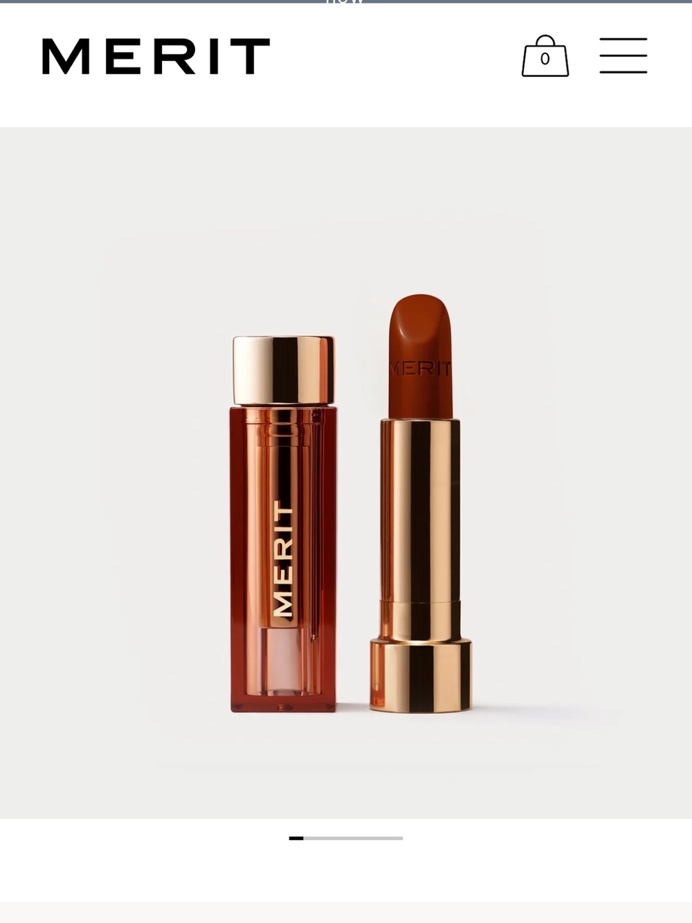 NWT MERIT Signature Lipstick - Tiger